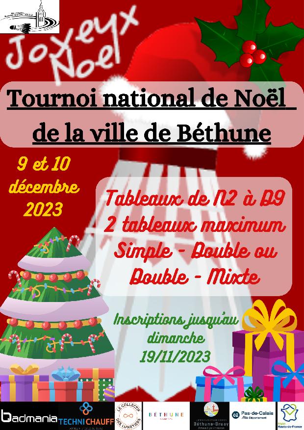 Tournoi National de Noel de la Ville de Béthune